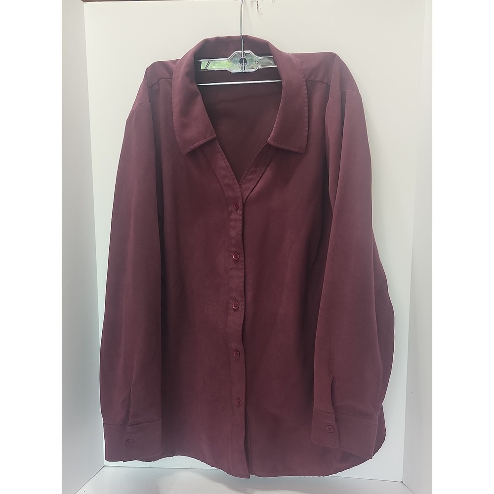 Sonoma Womens‎ Tops Burgundy Size 3X